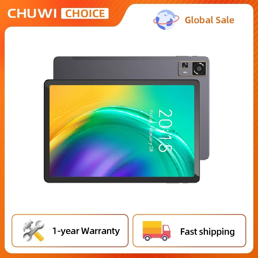 CHUWI AuPad 10,95-inch tablet FHD-scherm 8GB DDR4 128GB ROM 4G LTE GPS Android 14 Snapdragon 685 Octa-Core Widevine L1 tablet-pc