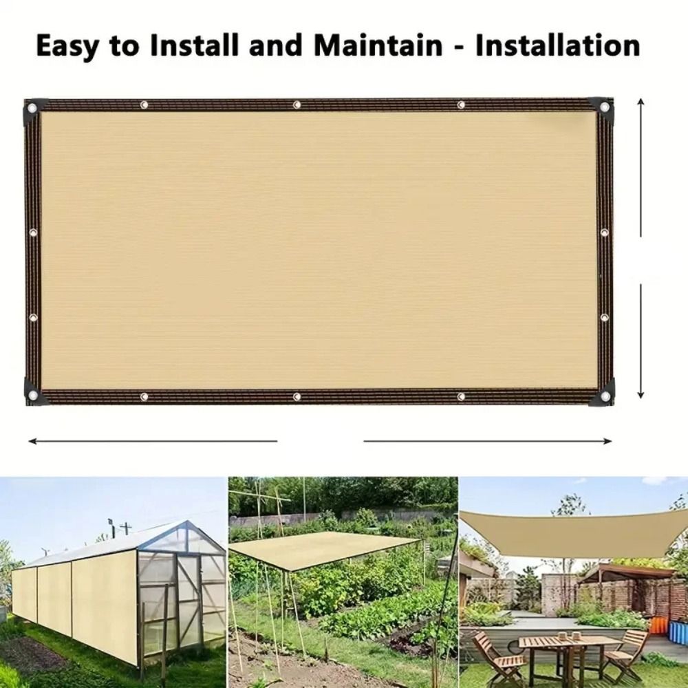UV Protection Sunshade Net High Quality Sunscreen Fabric Plant Shed Sun Cover Garden Mesh Plant Shed Sail
