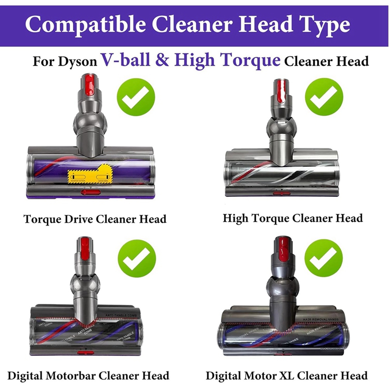 100W Cleaner Head Connector Replacement Part For Dyson V10 V11 V15 G5 Vacuum Cleaner V-Ball & High Torque Cleaner Head