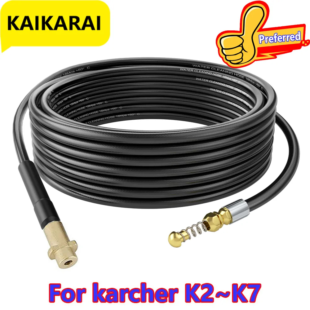 Que Thông Cống Nước Vệ Sinh Vòi Ống Bụi Bộ Với Bộ Nguồn Cho Karcher K2 K3 K4 K5 K6 K7Pressure Rửa Vòi Phun vòi Xịt Rửa Xe