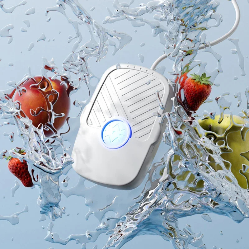 Machine de nettoyage de légumes et de fruits, nettoyeur multifonctionnel, Mini Machine de nettoyage par vibrations à haute fréquence pour légumes de cuisine