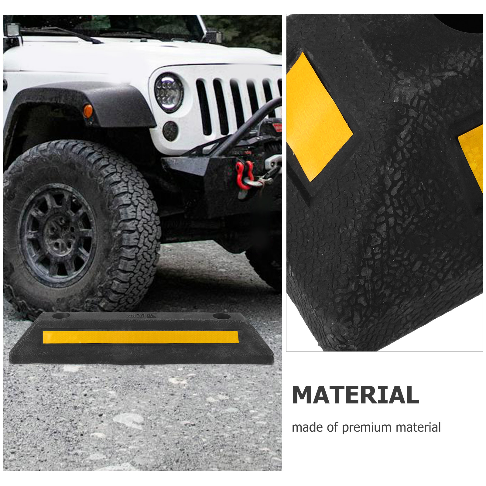 Autozubehör Gummistopfen Garage Einparkhilfe Rad verbessert für Einfahrt-Indikator Guide Travel