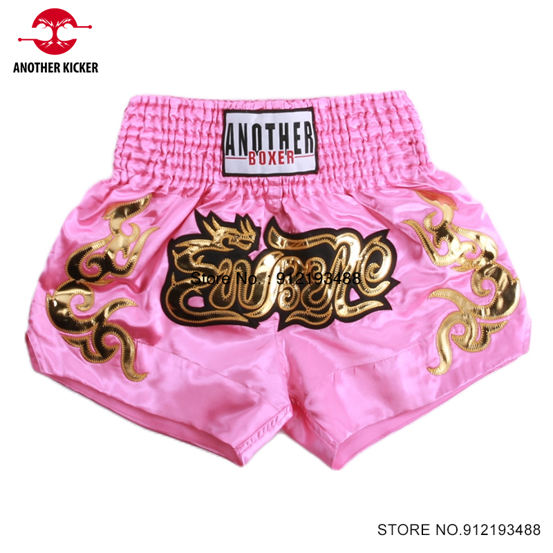 Pantalones cortos Muay Thai 2024, nuevos pantalones cortos de boxeo para mujeres, hombres y niños, pantalones de entrenamiento de Kickboxing bordados, equipo de lucha de artes marciales Sanda