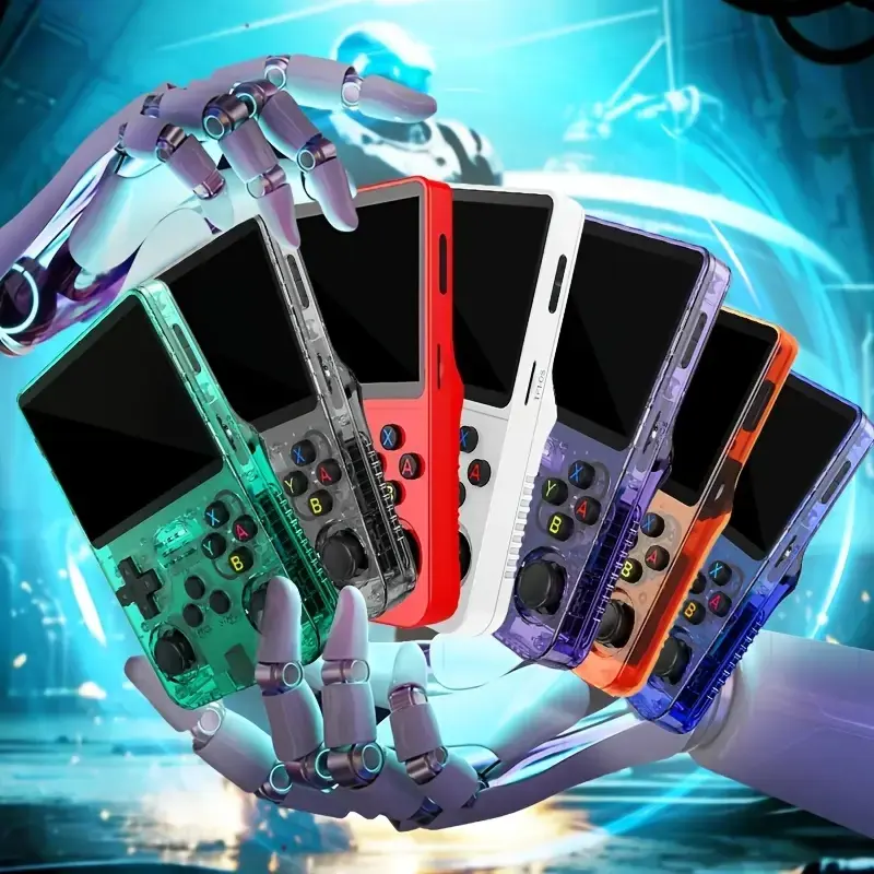 BOYHOM R36S Retro Handheld Game Console Genuine Linux ARKOS Dual-RAM 3.5'' IPS,15000+ Games ,Portable Pocket Player, 64G/128G