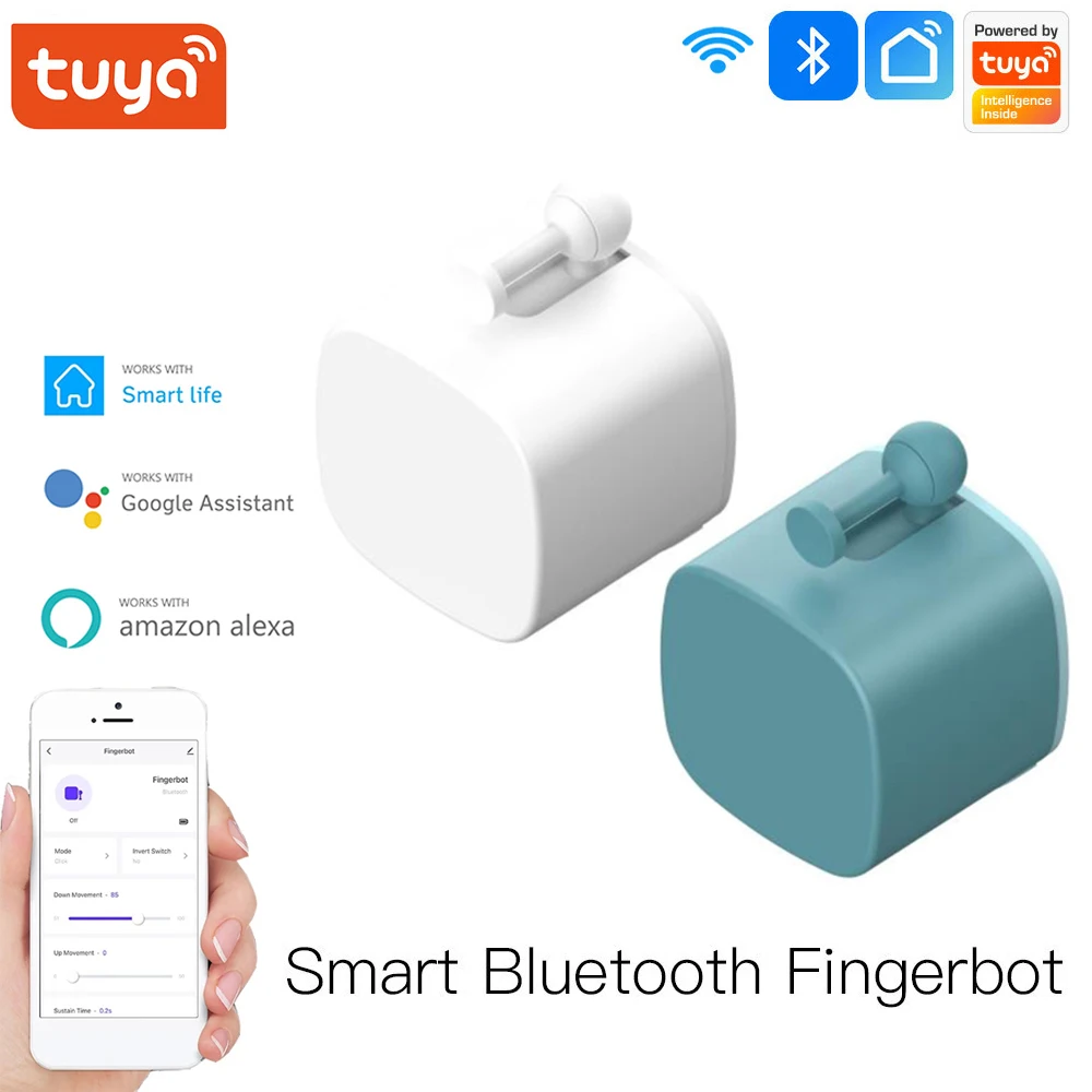 Tuya Smart Bluetooth Taste Roboter APP Fernbedienung Schalter Timer Einstellung Physikalische Smart Home Automation Connect Gateway Option