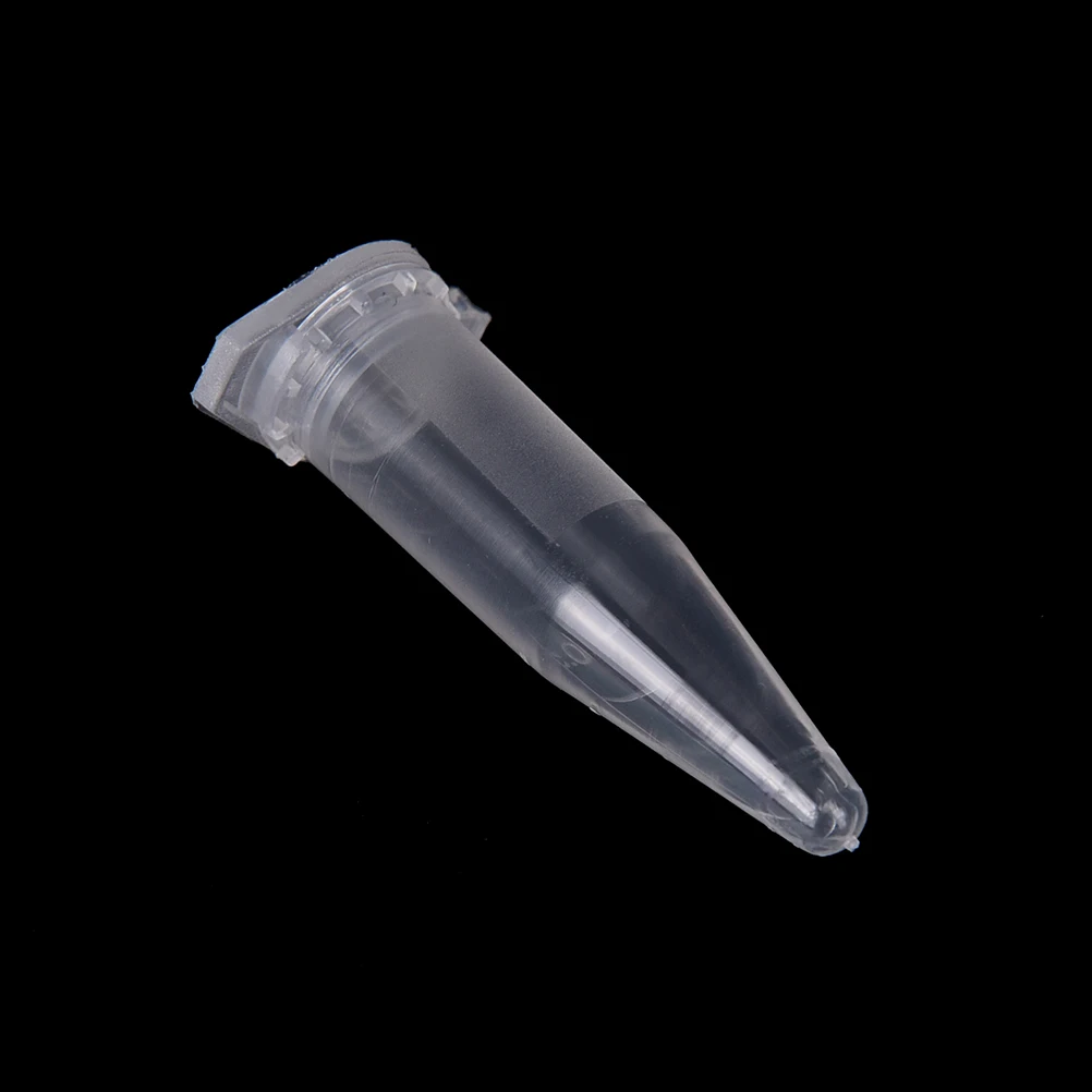 Prova di centrifuga in plastica da 50 pezzi da 1,5 ml con tappo a scatto, contenitore per fiale, forniture da laboratorio