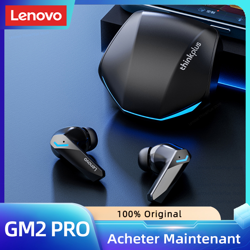 Original Lenovo GM2 Pro 5.3 écouteur Bluetooth sans fil écouteurs faible latence casque HD appel double Mode casque de jeu avec micro