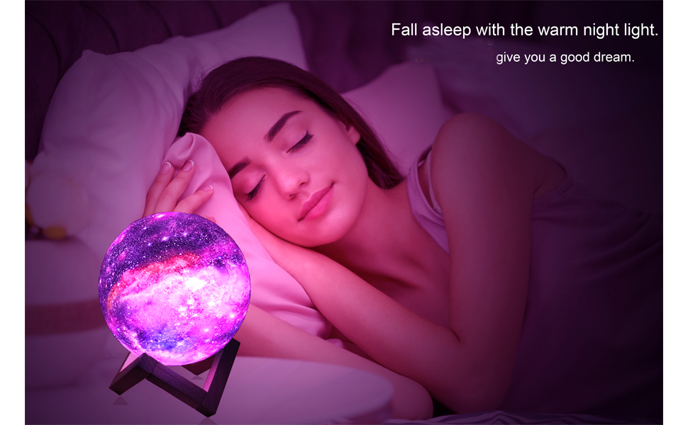 Z20 3D Druck Mond Lampe Galaxy Mond Licht Kinder Nachtlicht 16 Farbwechsel Touch Fernbedienung Galaxy Licht Dropshipping Link