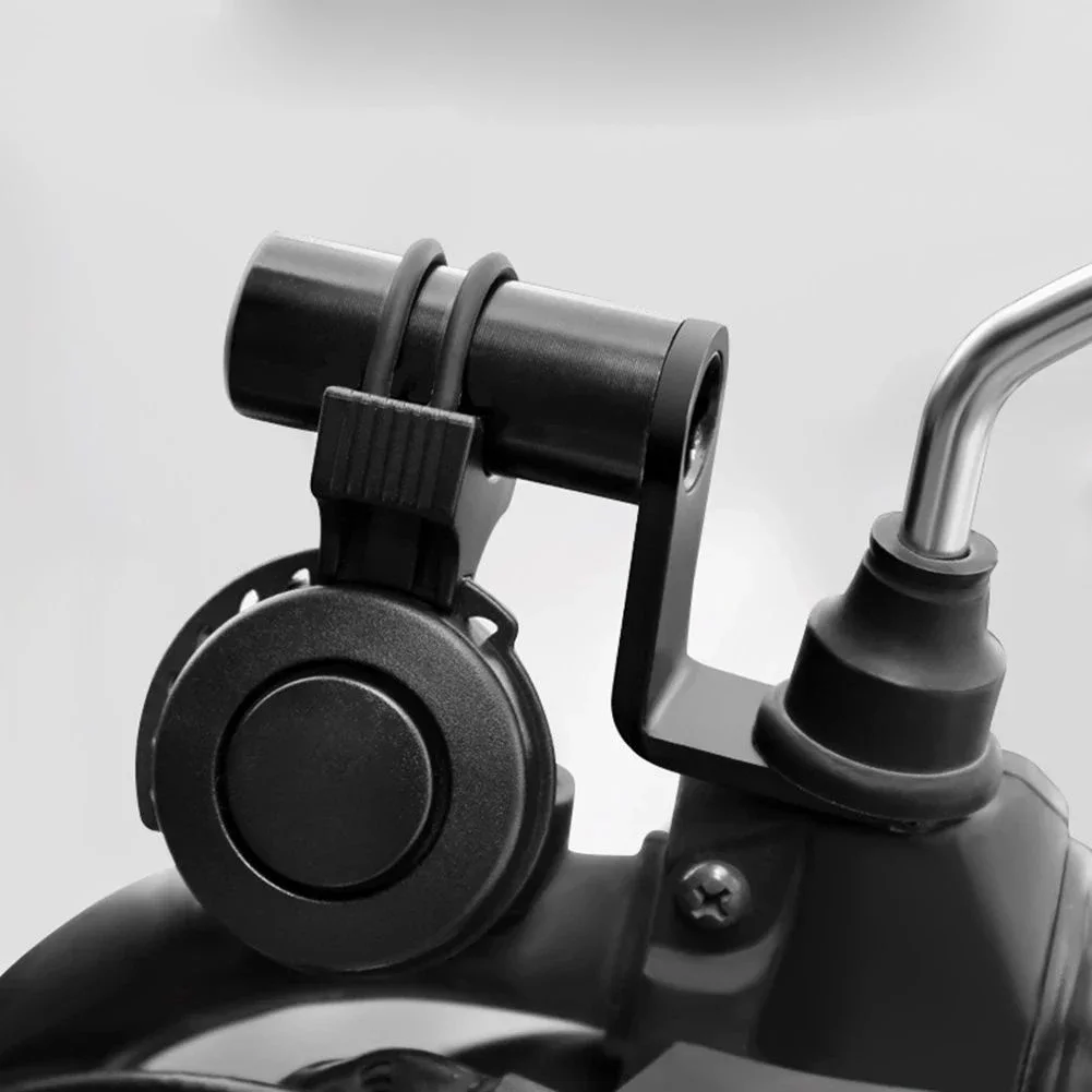 Suporte do telefone da motocicleta guiador suporte da bicicleta espelho retrovisor montar extensor de segurança bloqueio rápido suporte telefone