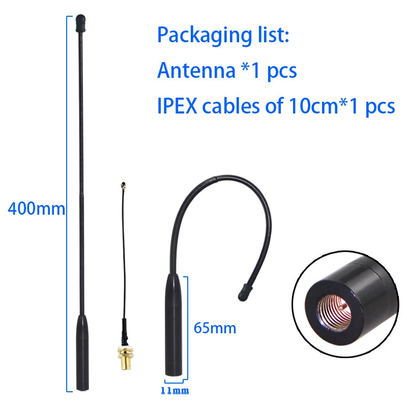 863-870 MHz 866 MHz 869 MHz antenna morbida LoRa Wan 868 MHz antenna a frusta per antenna omnibearing meshtastica ad alta efficienza 1 PZ