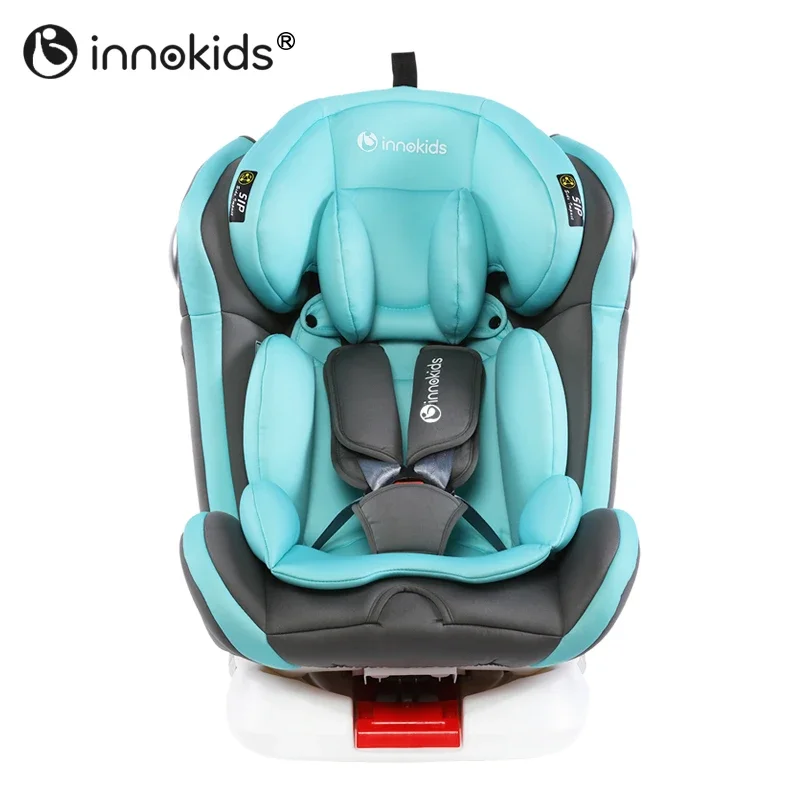 Innokids เด็กความปลอดภัยที่นั่ง 360 องศาหมุนรถ 0-12 ปีนั่งและวาง Isofix Latch interfa ทารกรถที่นั่ง