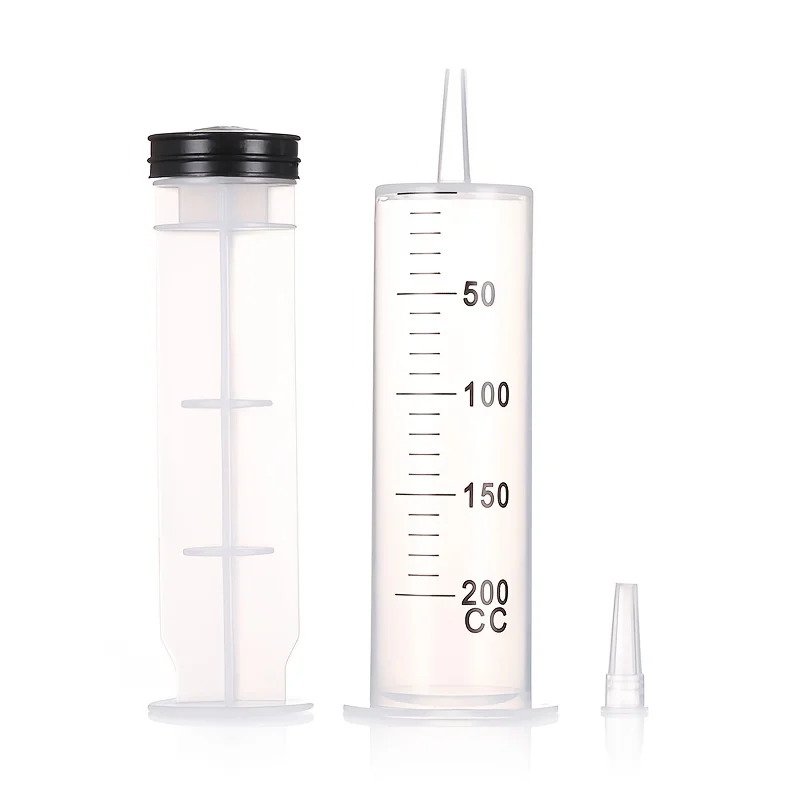 20-500ml Syringe Feeding Tools For Pets Large Capacity Plastic Syringe With Tubing For Measureing Liquids
