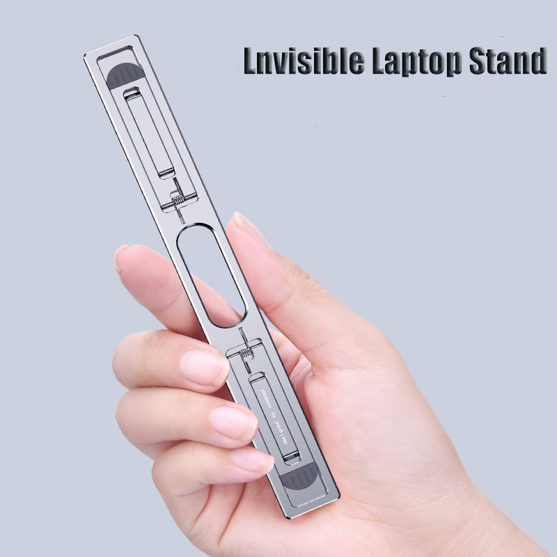 Giá Đỡ Laptop Có Thể Điều Chỉnh Để Bàn Nâng Cao Đế Hợp Kim Nhôm Tản Nhiệt Gấp Di Động Đế Lót Chiều Cao Che Khuyết Điểm Laptop Đứng