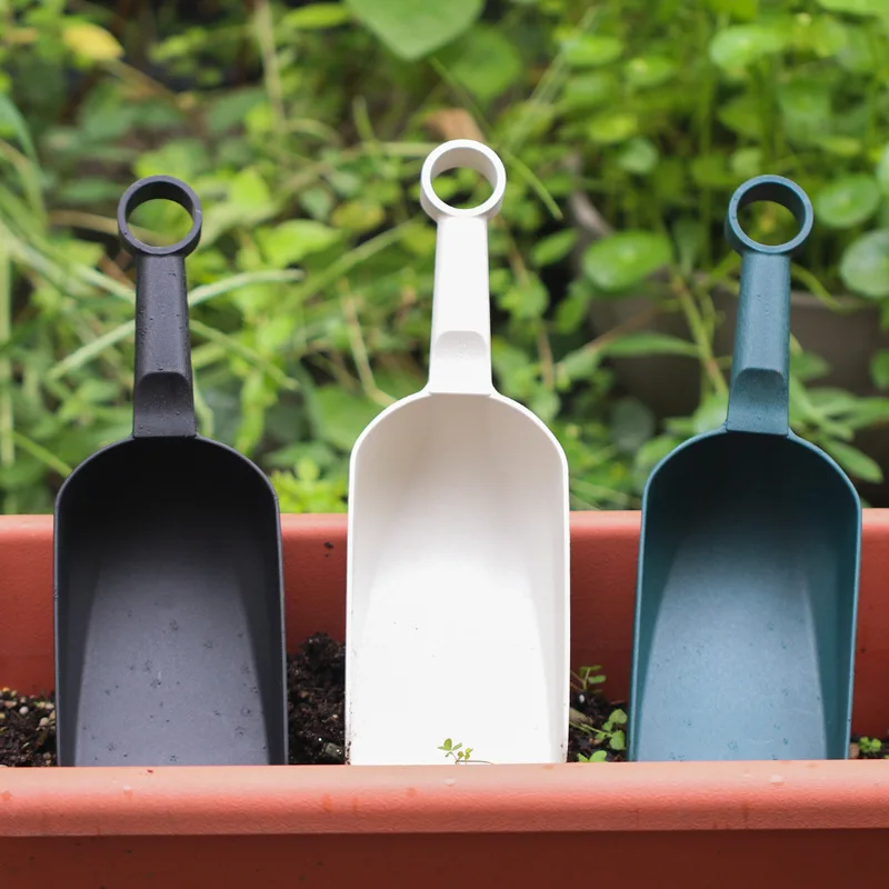 Attrezzi da giardinaggio Spatola piccola Paletta per dragare in plastica Pala per ispessimento Spatola piatta Pala per ghiaccio Pala per fiori