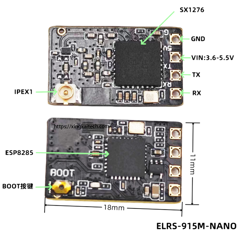 BETA FPV ELRS Nano Receiver ExpressLRS 915MHz Nano RX Long Range Receiver For FPV Long Range Racing Drone DJI Drone Accessory