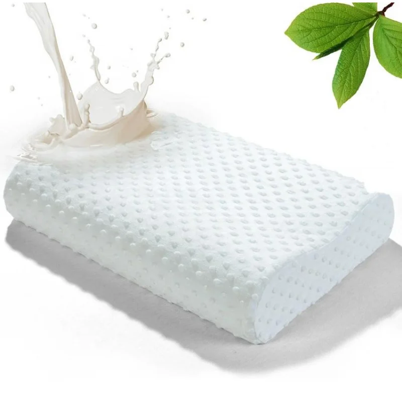 Almohada de memoria de rebote lento, soporte para el cuello, núcleo de almohada espacial de espuma viscoelástica