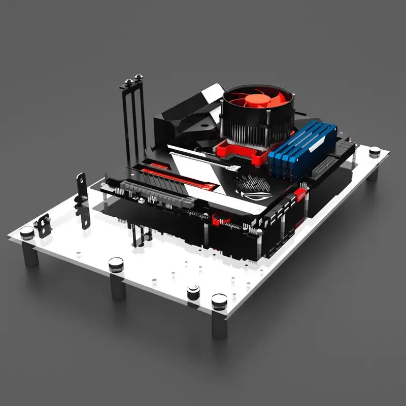 Wholesale Build Desktop PC I3 12100 I5 12400 H610m 16G DDR4 M.2 RX580 Gaming PC Computer with RGB Desktops Prebuilt Accessories