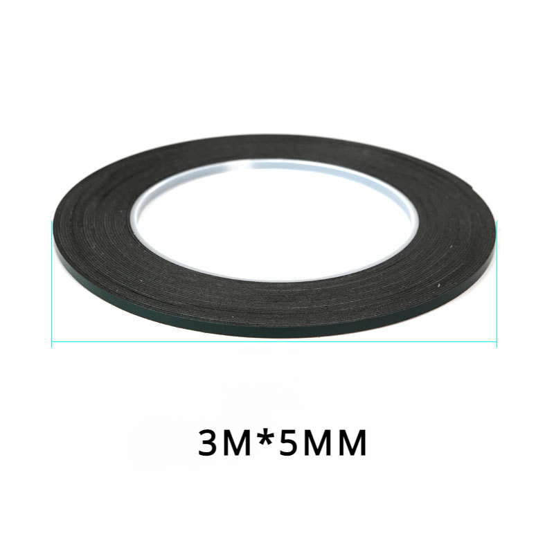 2-5MM 10M Black Strong Adhesive Tape Roll for iPad Tablet LCD Touch Glass Frame Back Cover Repair Double Side Glue for phone