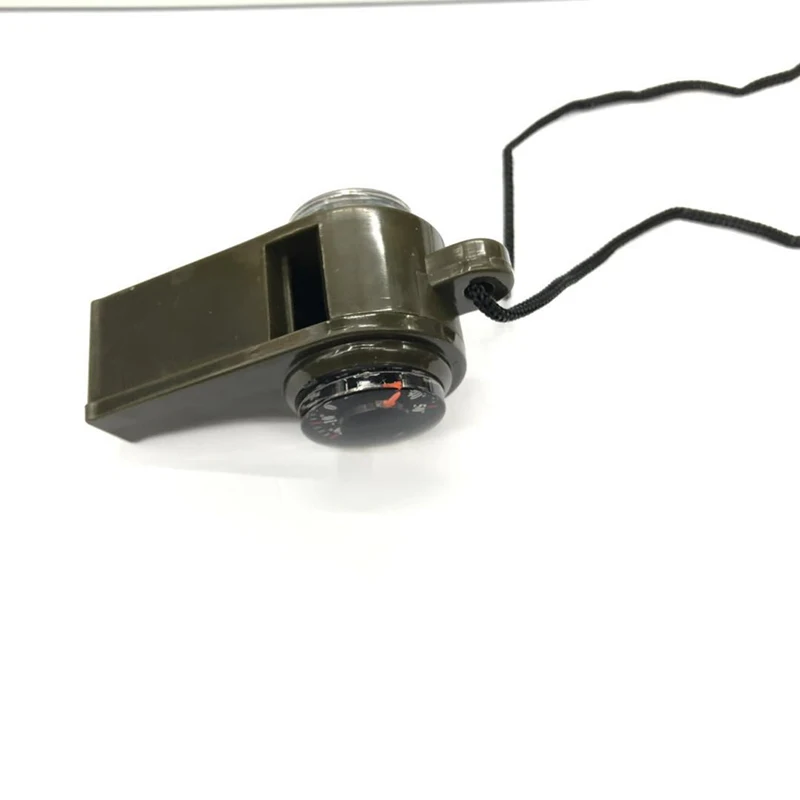 Gwizdek zewnętrzny Plastikowy wielofunkcyjny gwizdek 3 w 1 Gwizdek survivalowy Gwizdek z kompasem Termometr Gwizdek Gwizdek sędziowski