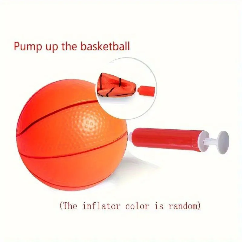 Fantastico set da gioco di basket arcade: doppio gioco per interni/esterni, facile installazione con pompa e palline, ideale per le vacanze e compleanni