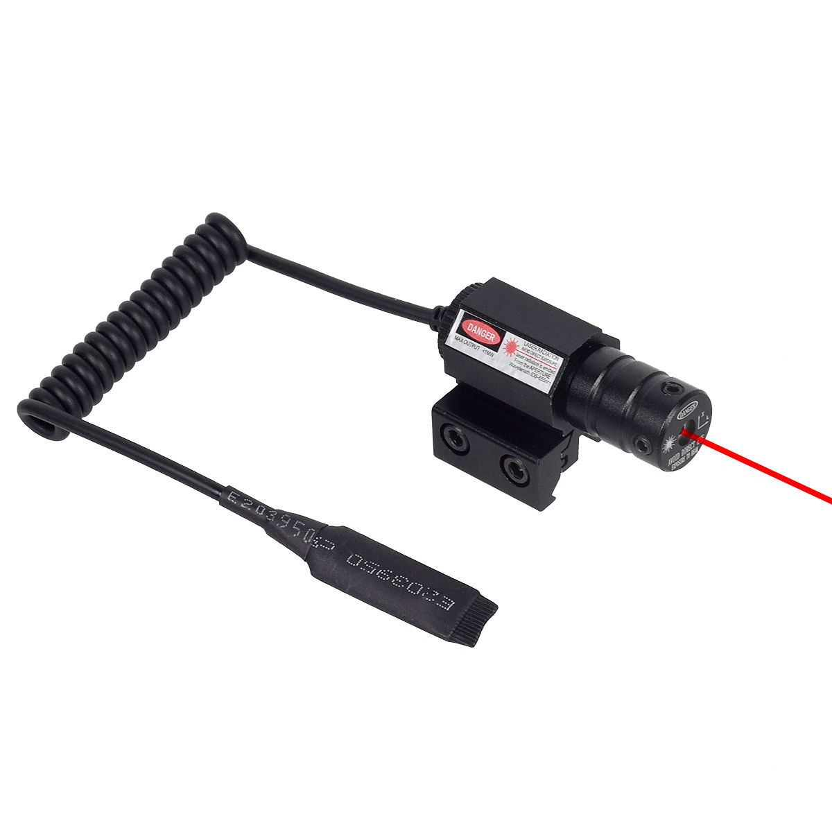 Mini Tactical Red Dot Laser Sight com Bateria, Rifle, Tiro, Caça, Arma, ajustável, 11mm, 20mm, Toy