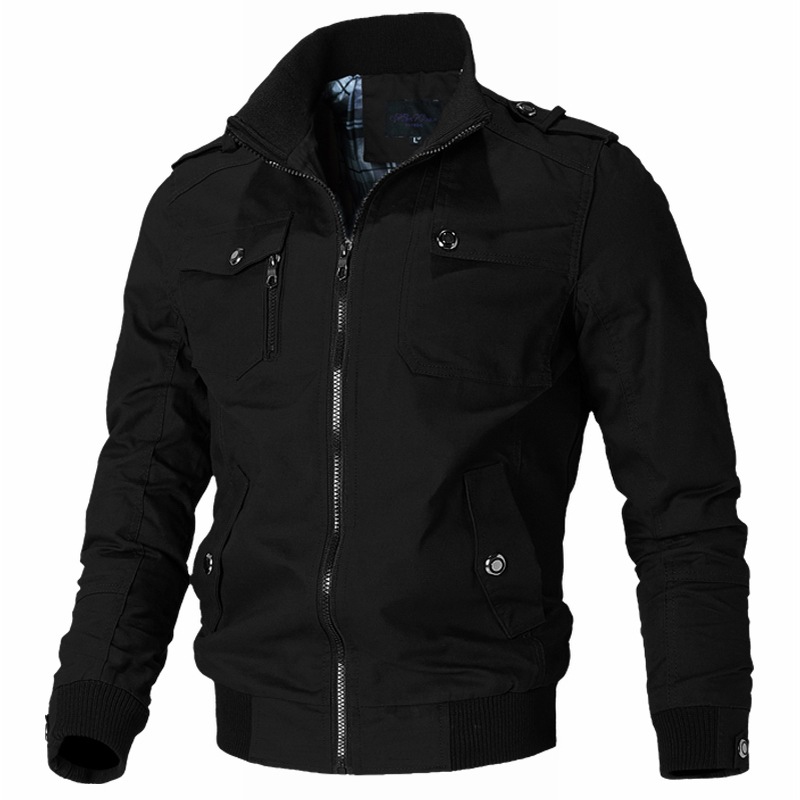 Bomberjacke Männer Mode Lässig Windjacke Jacke Mantel Männer 2024 Frühling Herbst Neue Heiße Outwear Solide Stehen Dünne Jacke Herren