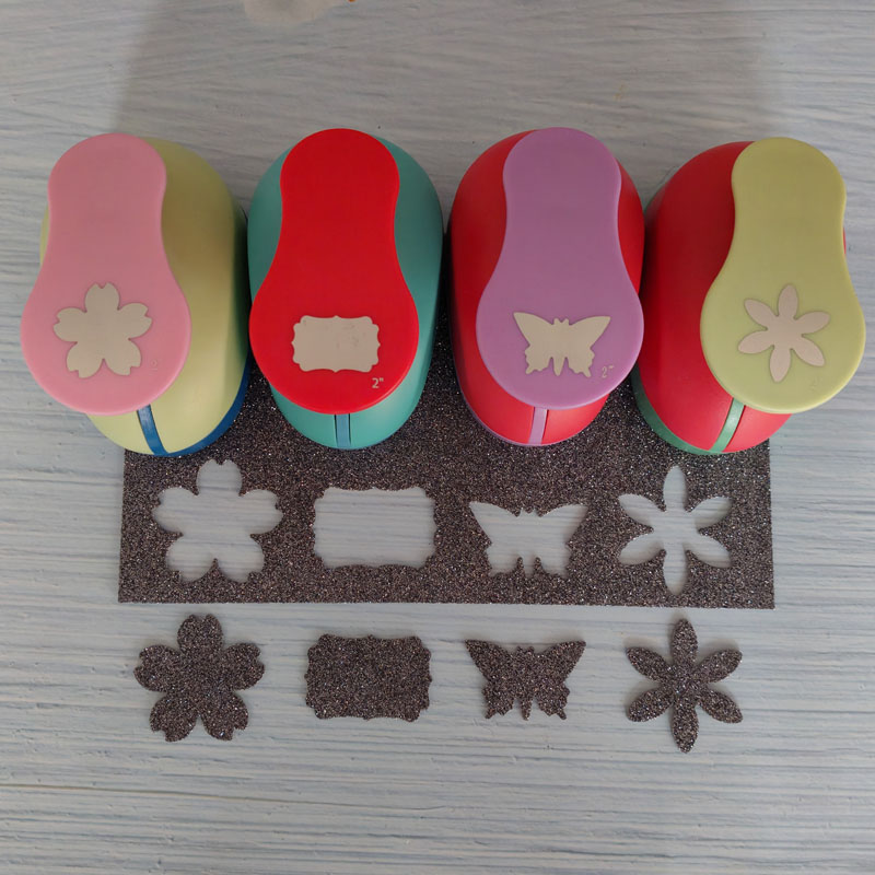 4-5cm 종이 커터 дырокол 구멍 펀치 Cortador De Papel 서클 꽃 공예 펀처 스크랩북 Furador Perfurador 탭 펀치