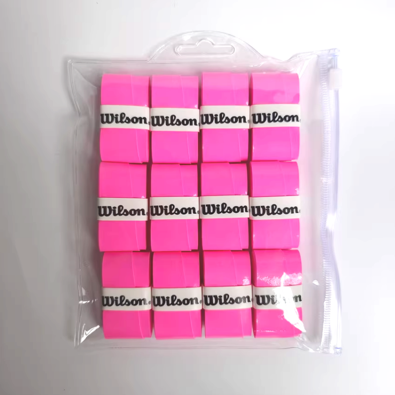 24/12 Pcs WILSON Original Overgrip คุณภาพสูงมือกาวลื่นเข็มขัดพาเดลเทนนิสชายหาด Pickleball Racket Grip อุปกรณ์เสริม