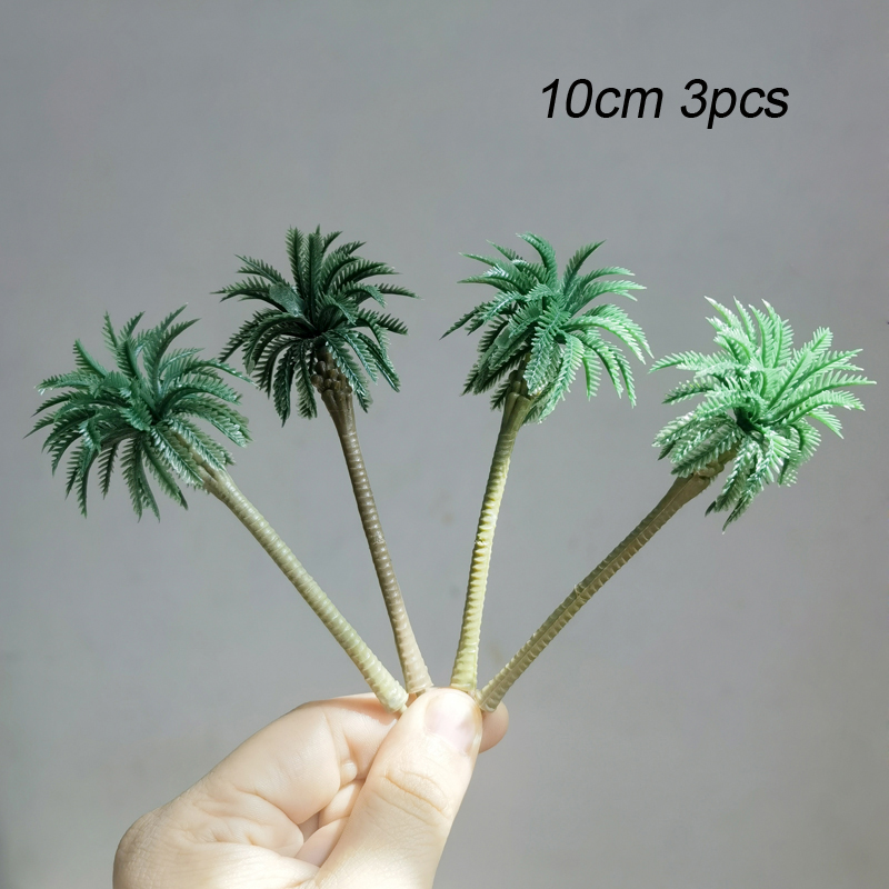 7-16cm 1/87 Ho Scale Model Palm Tree Artificial Coconut Landscape Train Railway Beach Seaside Layout Scenery Miniature Dioramas