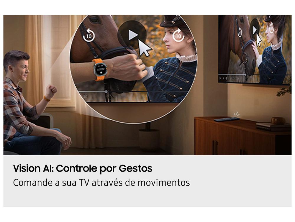 Smart TV 50" Samsung 4K QLED QN50Q7FAAGXZD Tizen Q4 AI 3 HDMI