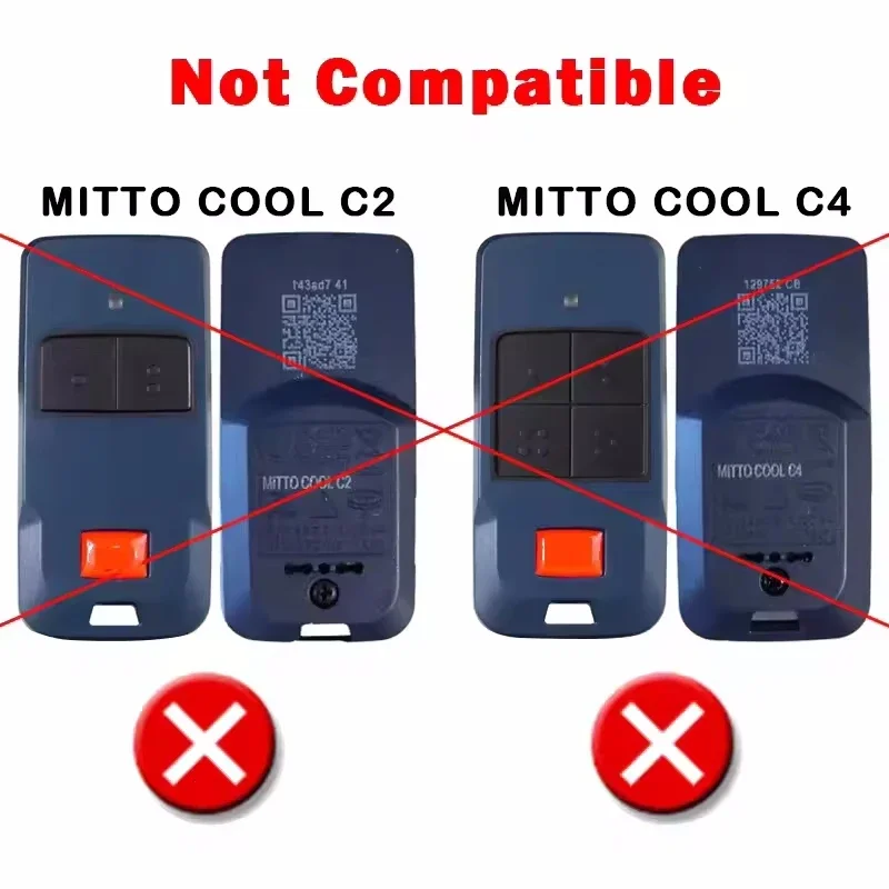 BFT Control remoto BFT B RCB02 RCB04 MITTO 2 4 KLEIO B RCA 02 04 TRC1 TRC2 TRC4 Control remoto para puerta de garaje 433,92 MHz