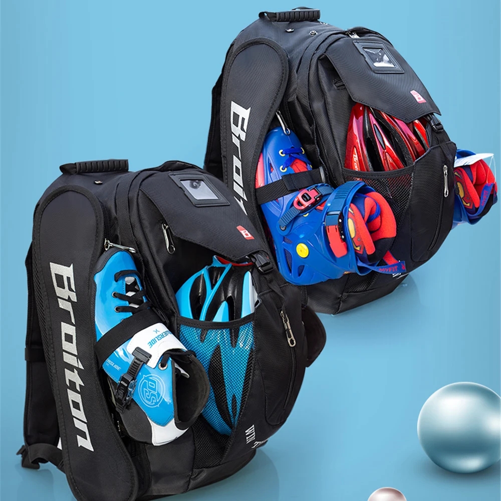 Zodor Impermeável Oxford Pano Mochilas para Velocidade Slalom Inline Patins Sapatos Sacos, Original