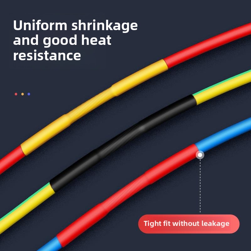 Schrumpfschlauch, hitzebeständiger Schlauch, Schrumpfverpackungsset, Kabel, Isolierhülle, 100–750 Stück