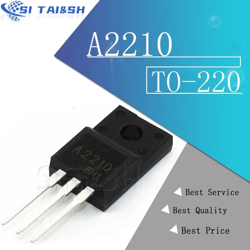 10 Uds A2210 C6082 F 5 pares (5 uds 2SA2210 + 5 uds 2SC6082) nuevo sistema de datos original