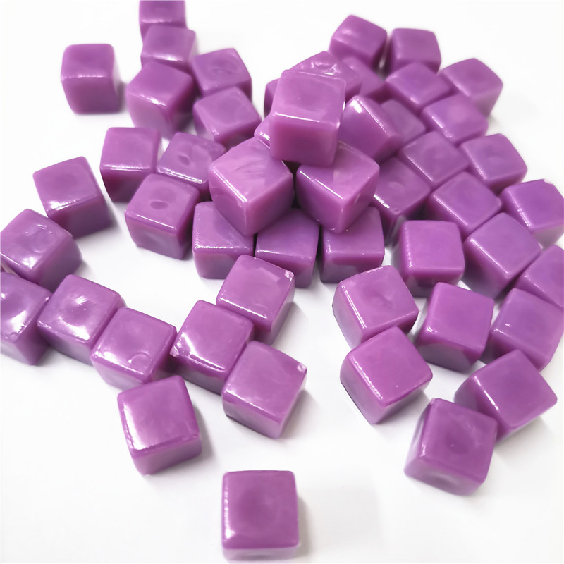 100 Cái/bộ Đồng Màu Vàng Đen Trống Vuông Góc Acrylic Xúc Xắc Cờ Góc Lưới Lọc 8MM Cube Cho board Game