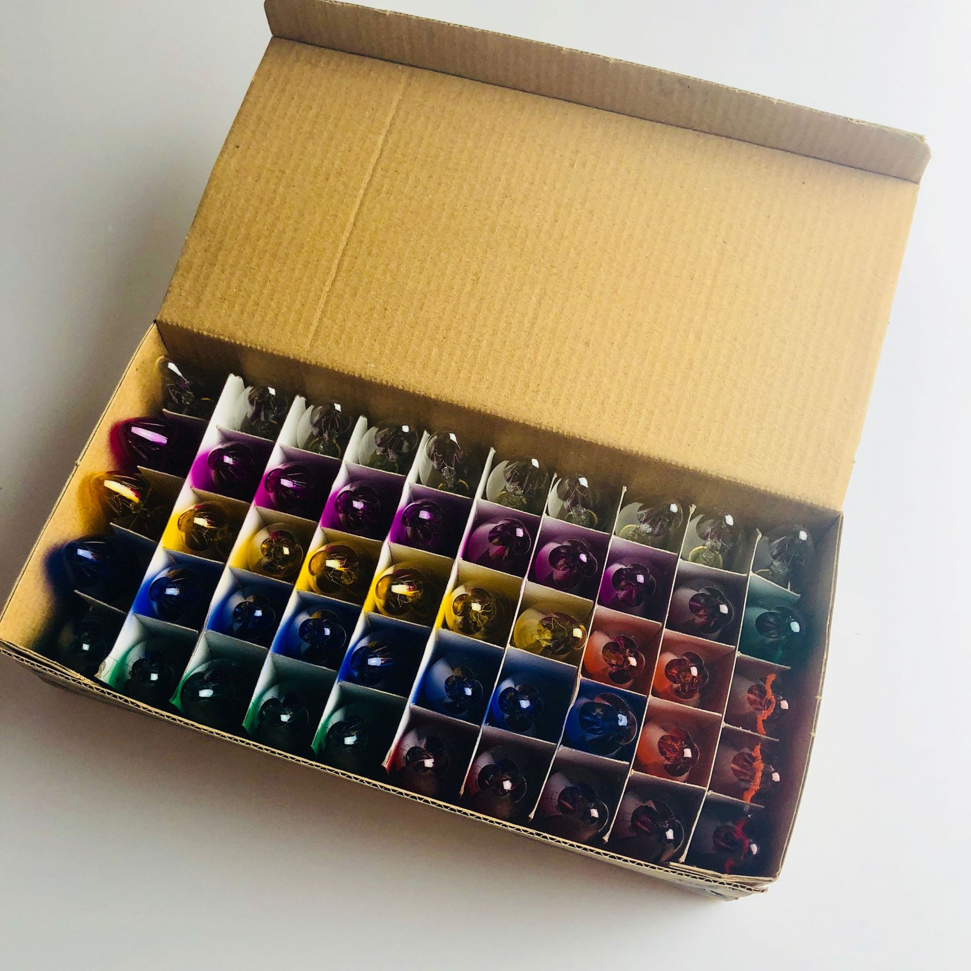 C7 E12 Lâmpada Incandescente, 120V, 5W, Transparente, Claro, Colorido, Ajuste para Decoração de Natal, 50Pcs