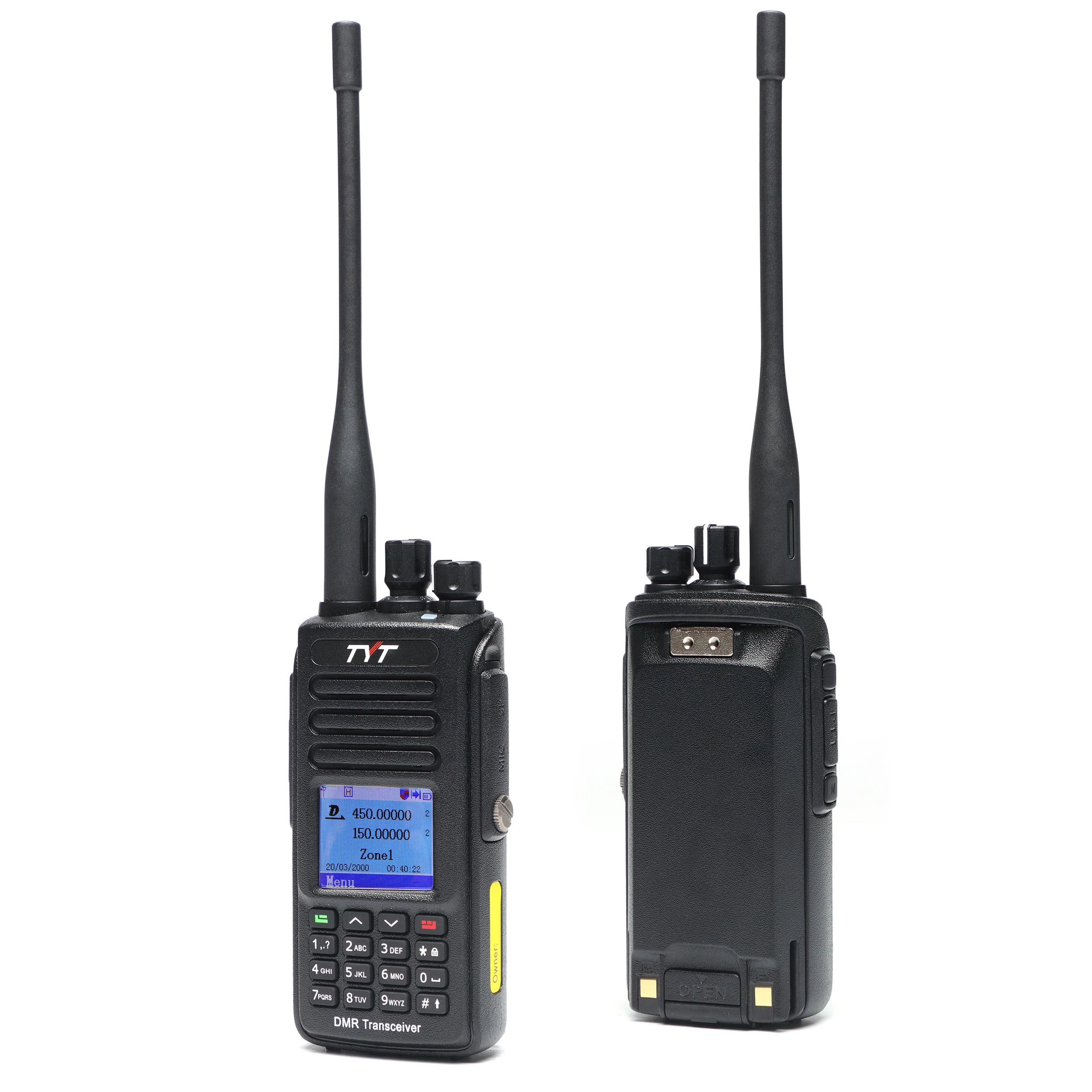 Tyt neue MD-UV390 10w ip67 wasserdicht uhf vhf dual band 3000ch dmr verschlüsse lung gps handheld radio digitales mobilfunk