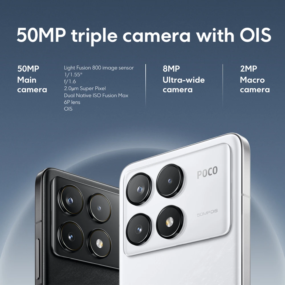 POCO F6 Pro 5G Global Version Smartphone Snapdragon ®   8 Gen 2 6,67'' 120 Hz Flow AMOLED DotDisplay 120 W Ladung NFC