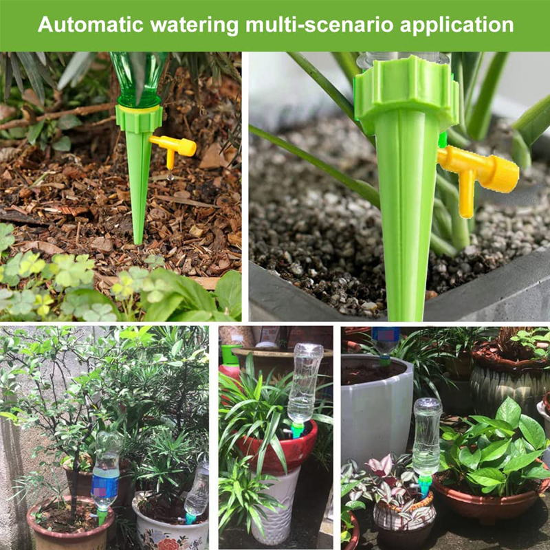 ระบบชลประทานหยดอัตโนมัติ Self Watering SPIKE สําหรับพืชดอกไม้เรือนกระจกสวนปรับ Auto Water Dripper อุปกรณ์