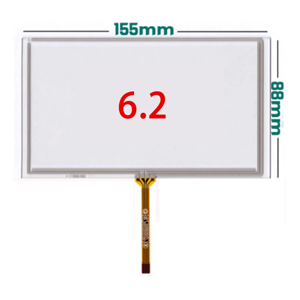 155*88 for Car DVD Navigation Display Module 6.2 Inch Resistive Touch Screen HSD062IDW1