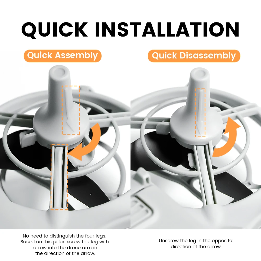 Landing Gear For DJI Neo Lightweight Heightened Support Extender Leg Protector Bracket For DJI Neo Drone Accessories