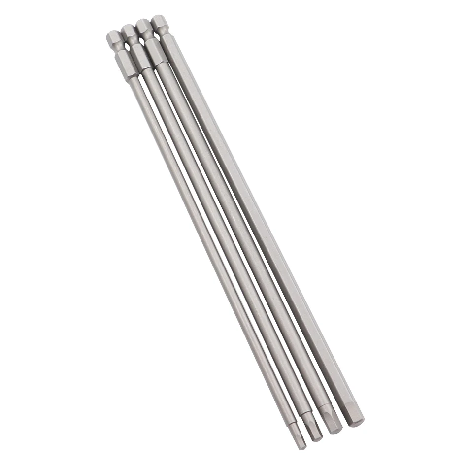 150Mm/200Mm Đầu Lục Giác Allen Cờ Lê Khoan Bộ Dài Allen Tua Vít Bit Từ Đầu Khóa Lục Giác bộ Tô Vít Ổ Cắm Bit Bộ