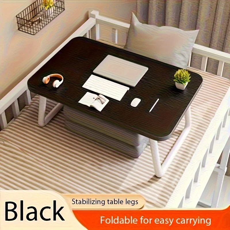Multifunctional Folding Desk for Bed and Sofa, Portable Lap Study and Laptop Table with Stabilizing Legs, Versatile Workstation
