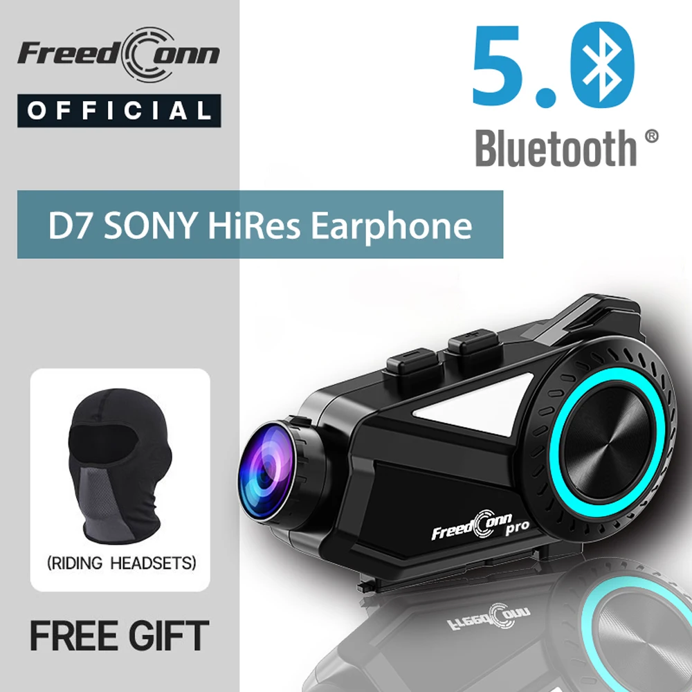Freedconn R3 Pro casco de motocicleta auriculares grupo intercomunicador cámara de salpicadero Motor Auto DVR WiFi App 1440P 8 conductores 800M música compartir FM