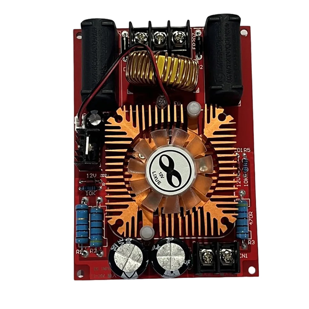 Kit electrónico DIY 250W 15A DC12-30V ZVS bobina Tesla Flyback controlador bobina de encendido SGTC generador Marx placa de alto voltaje con ventilador