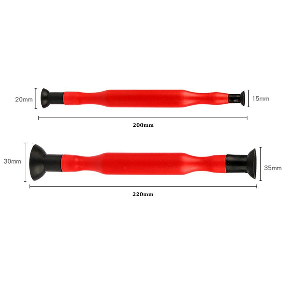 2 Pcs 밸브 래핑 스틱 자동 오토바이 실린더 엔진 밸브에 대 한 흡입 컵과 플라스틱 그립 먼지 연 삭 도구