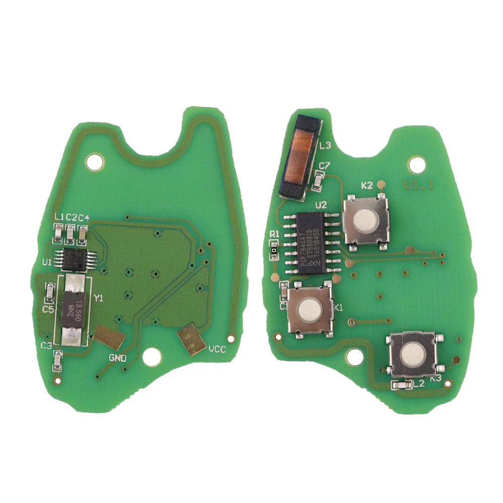 433Mhz ID46 PCF7946/47 リモート車のキールノートラフィックダスターマスターモーダスクリオ 3 トゥインゴモバノダチアローガンサンデロカングー