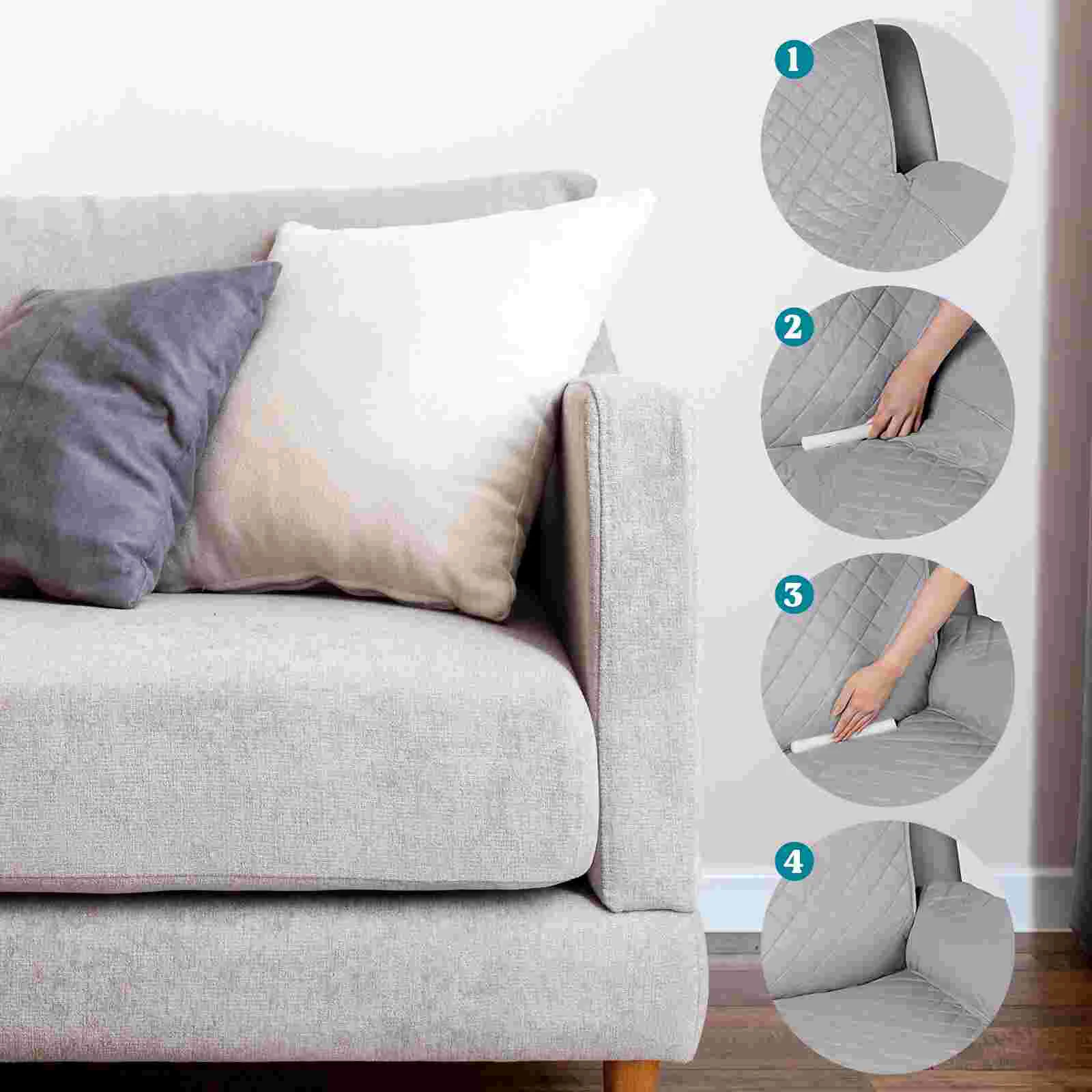 14 Pcs Sofa Fixing Bar White Foam Sticks Couch Cushion Filling Noodle Tuckers Foams for Cover Accessory Kit