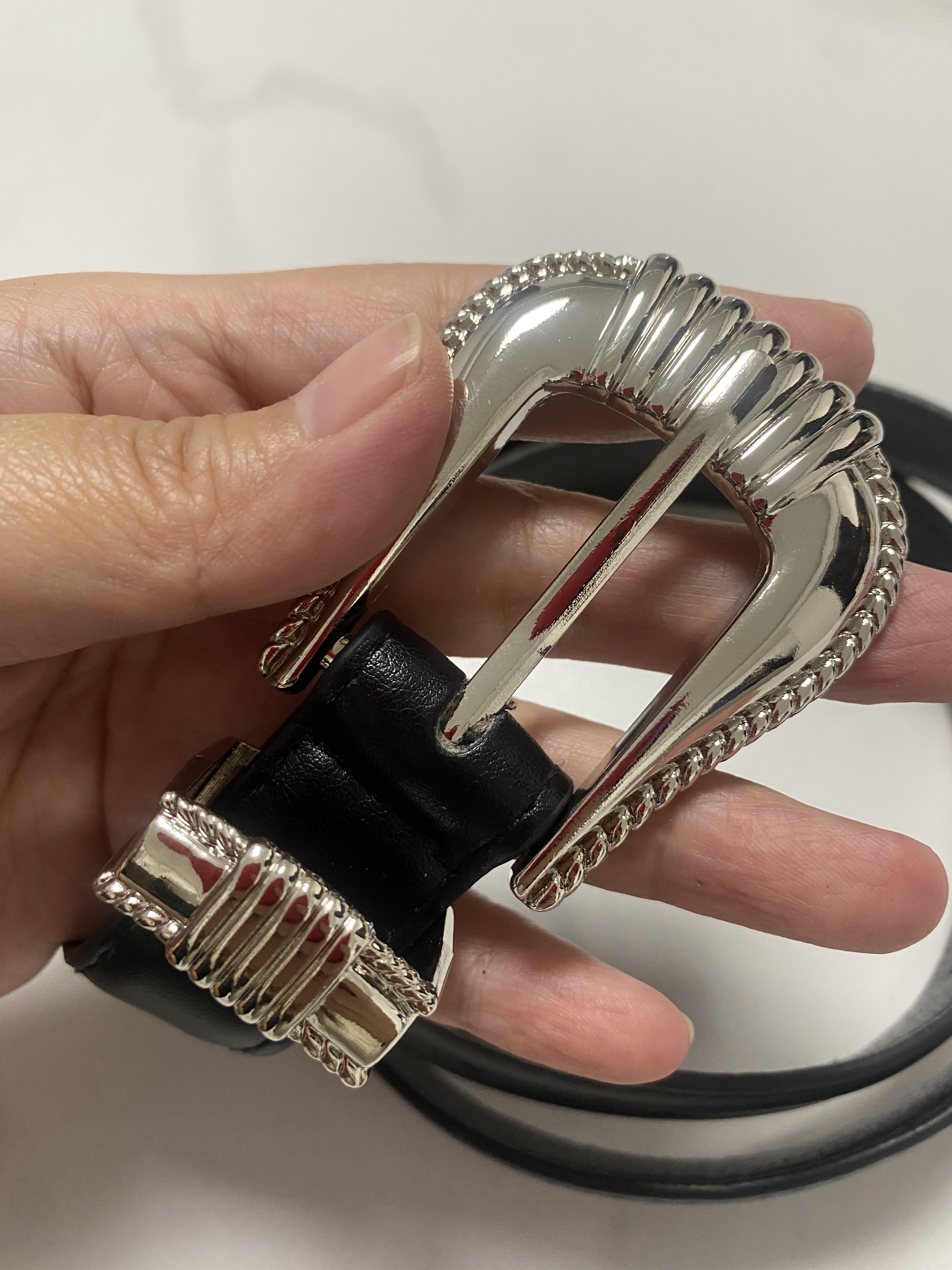 Women's Runway Fashion Vintage PU Leather Cummerbunds Female Dress Corsets Waistband Belts Decoration Narrow Belt R2632