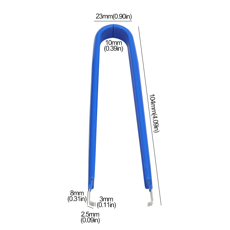 Extracteur IC de Type U, pincettes, outil de réparation de téléphone portable, puce de composants électroniques, extracteur de pièces d'extraction